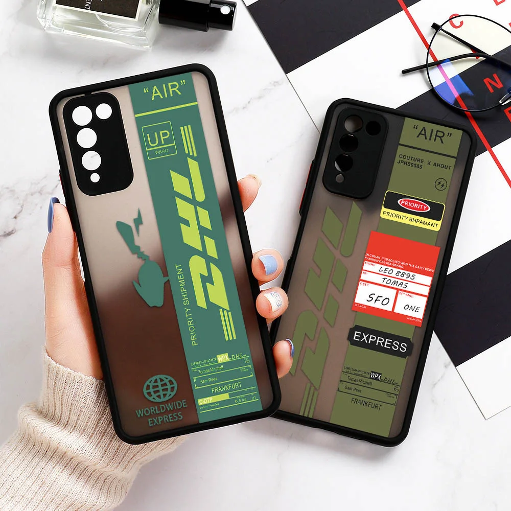 

Air Express DHL Hard Phone Case For Samsung S30 Ultra S20 Ultra S20 FE S21 Plus A32 A52 A72 4G 5G A21S A12 Lens Protection Cover