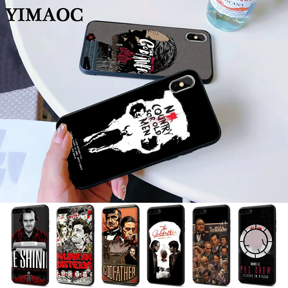 Модный силиконовый чехол Godfather для iPhone 5 5S 6 6S Plus 7 8 11 Pro X XS Max XR |