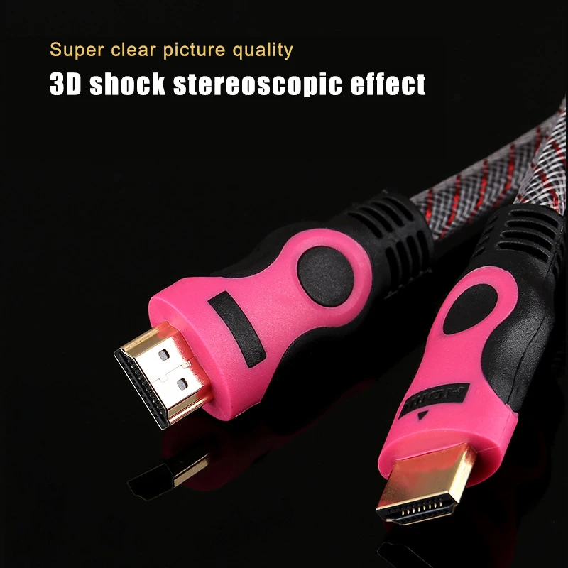 High Speed Gold Plated Male to Plug HDMI HD TV PC Cable Network 1080p 3D xk88 |