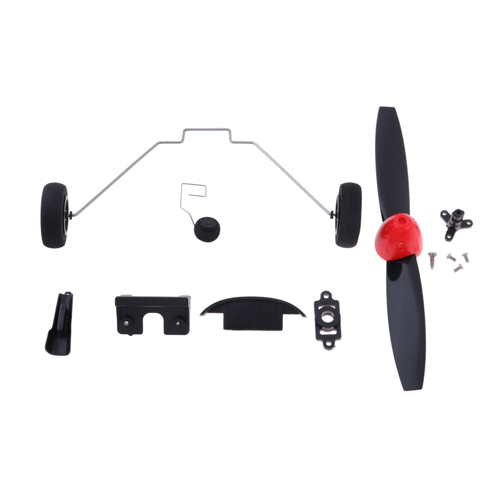 Пропеллер + передние и задние шасси запасные части для самолета WLtoys XK A430|Детали