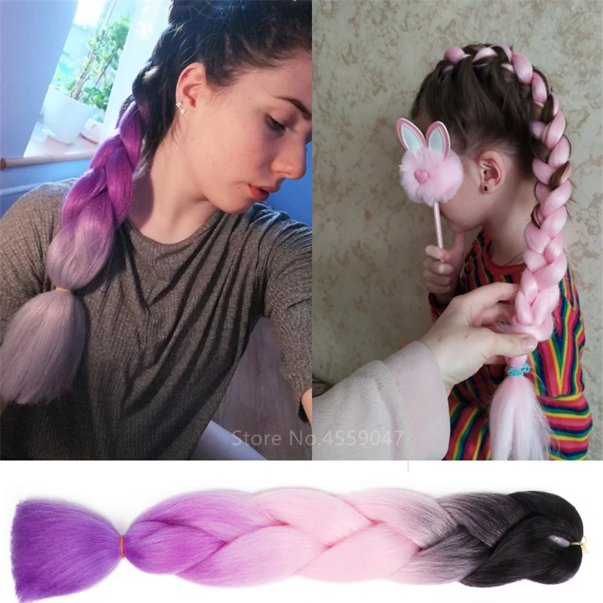 

Женский парик для косплея аниме на Хэллоуин, удлинители волос с плетением 24 дюйма, вязаные крючком косички, синтетические волосы, Детский ко...