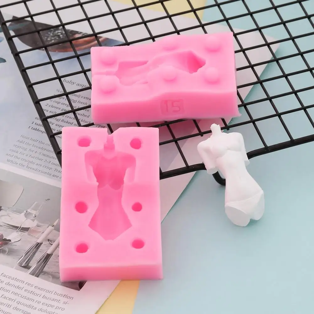 Кукла средства ухода за кожей 3D силиконовая форма для фонданов, шоколада для декорирования торта глины пресс-форма для мужские и женские DIY Инструменты для выпечки для свадьбы