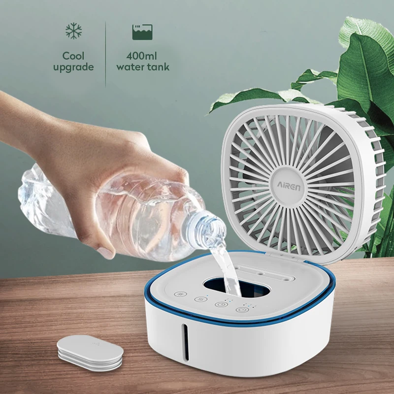 Складной вентилятор охлаждения воды увлажнитель воздуха кондиционер