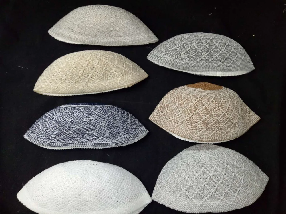 Распродажа Одна сумка 20 шт. трикотажные мусульманские мужские кепки|Мужская Skullies