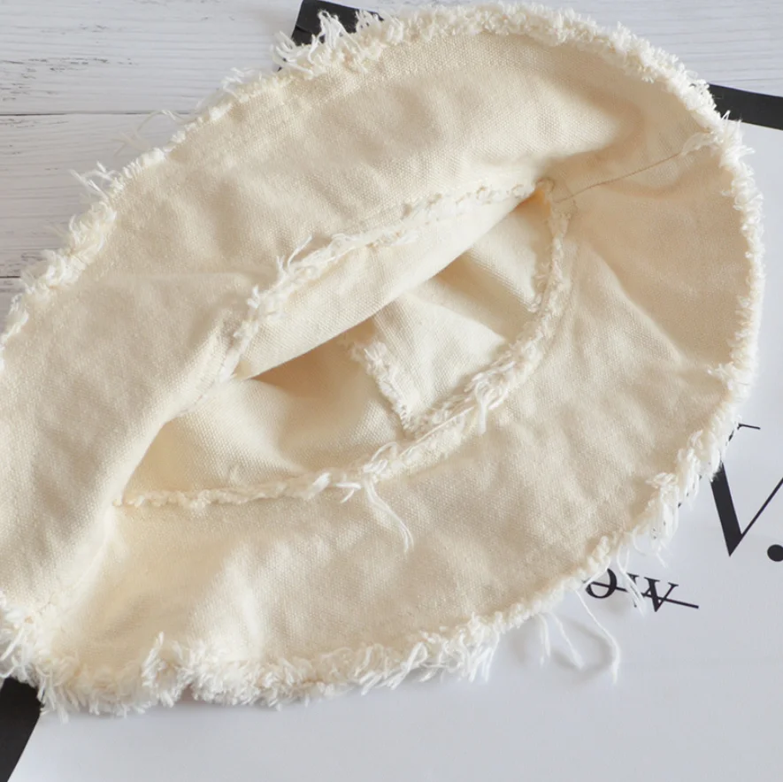 Панама GOUTER Женская однотонная с широкими полями для отдыха на открытом воздухе в