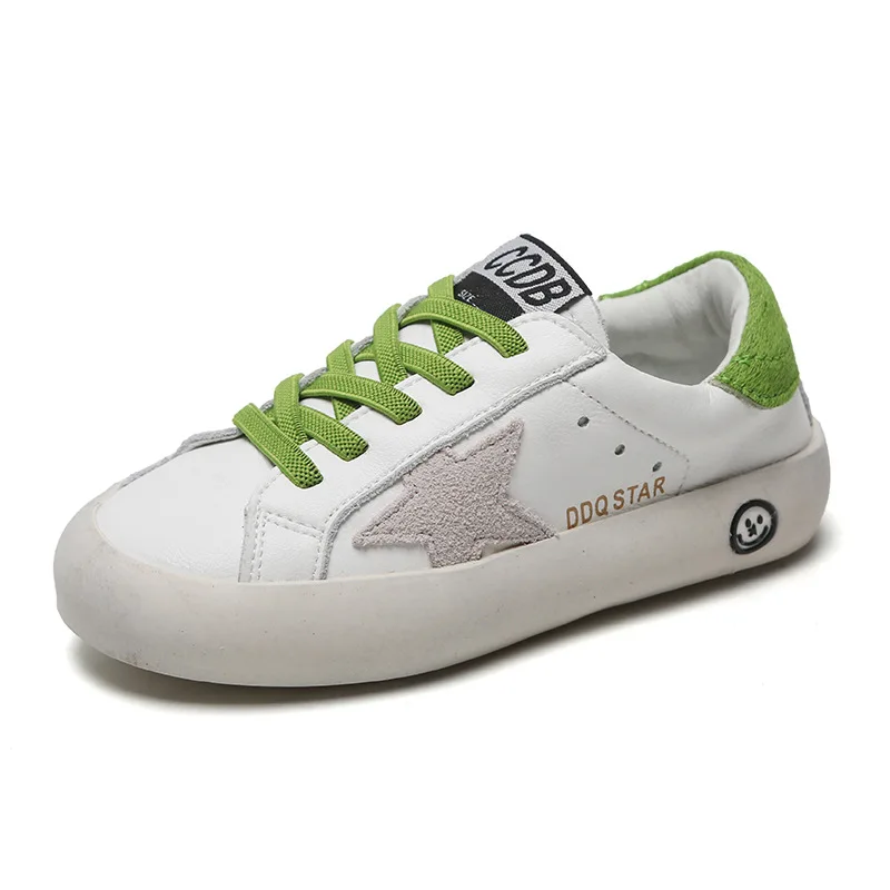 

2021 spring new Korean version of the mesh surface comfortable and breathable children's flat casual shoes for boys and girls