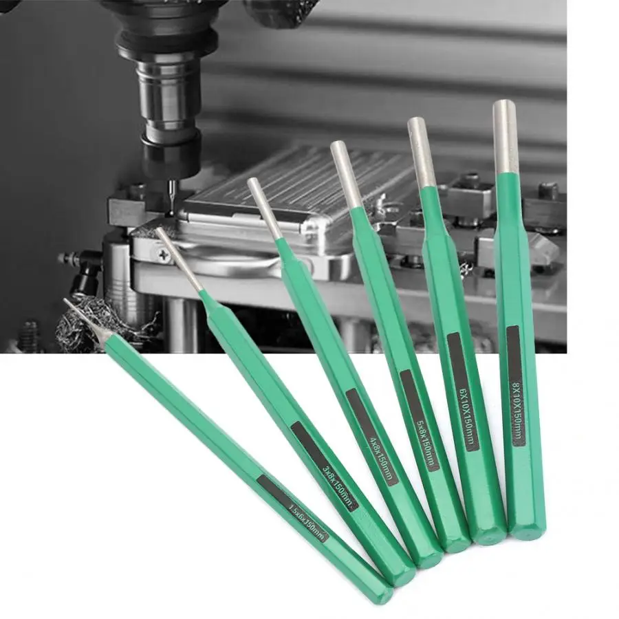 6 шт. булавки долото хром ванадиевая сталь Сталь Pin для украшения