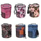 Сумка для вязания, Портативная сумка для хранения пряжи для шерсти, крючков для вязания, Набор принадлежностей для шитья, Домашний Органайзер сделай сам