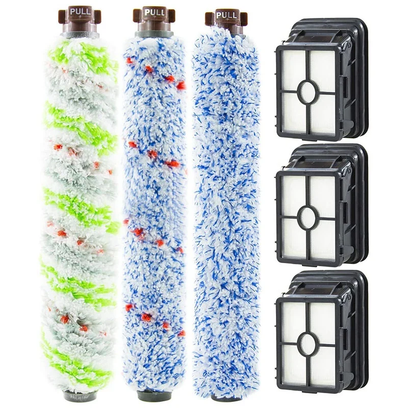

Hepa Filter Roll Brush for Bissell Crosswave 1785 2303 2305 Series Vacuum Cleaner Wood Floor Brush Pet Brush