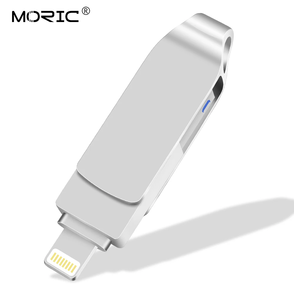 

Moric usb Flash Drive pendrive For iPhone 6series/7/7Plus/8/X Usb/Otg/Lightning Pen Drive For iOS External Storage Devices