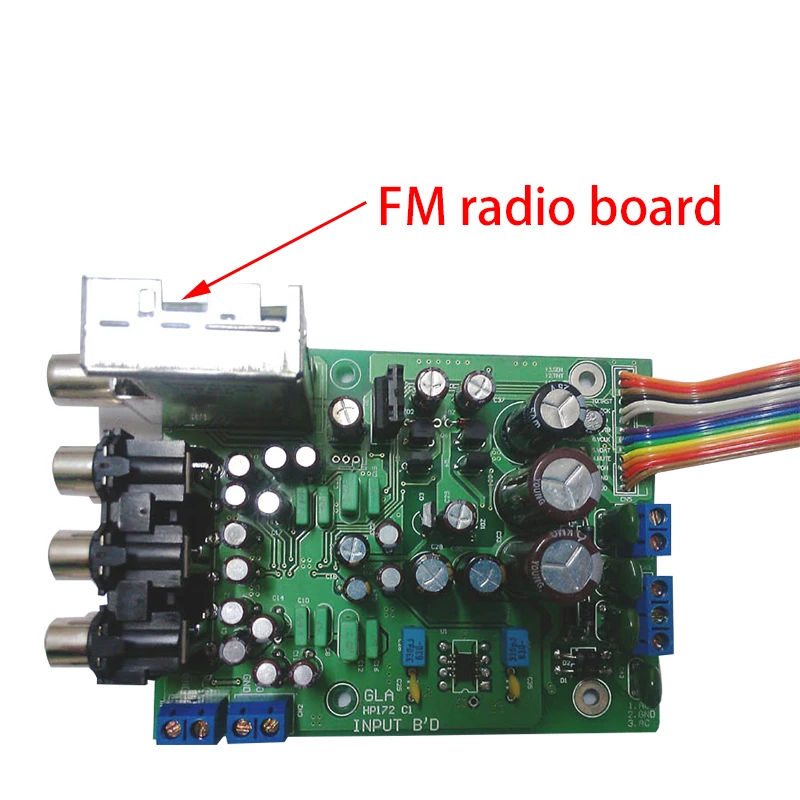 HiFi инфракрасные наушники с дистанционным управлением микрофоном управление Регулировочная доска усилитель преамп доска вход выбор тон доска с дисплеем T0914