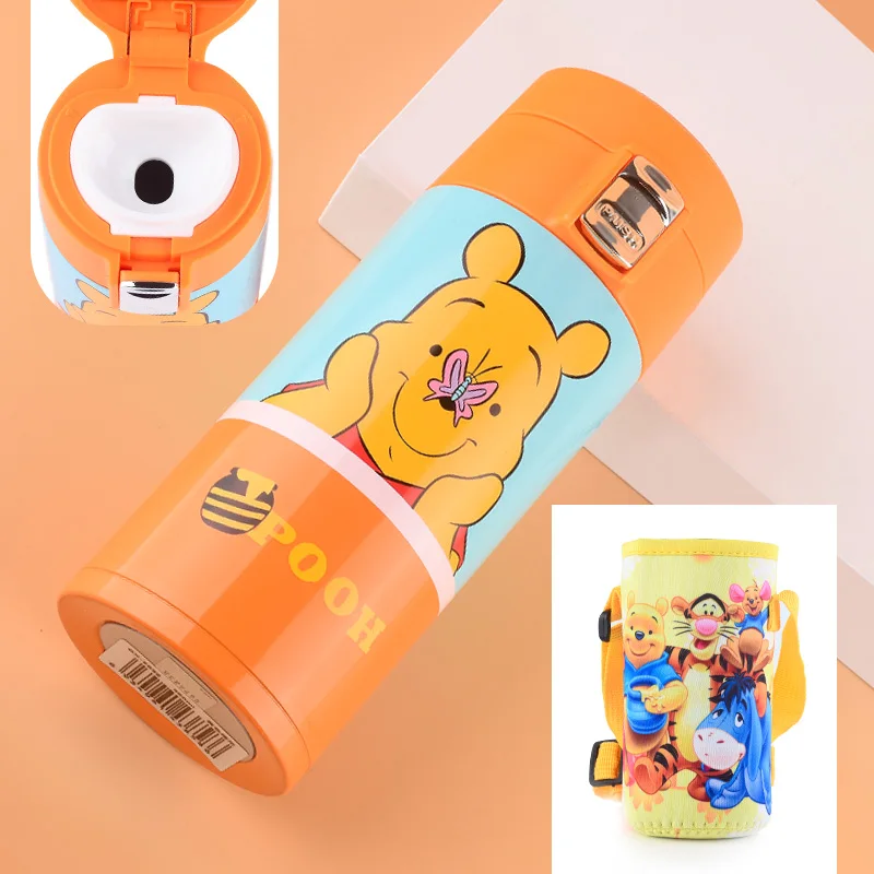 350 мл disney мультфильм детские чашки 304 кружка из нержавеющей стали портативная Герметичная Бутылка для детей милая вакуумная посуда для напитков - Цвет: 03