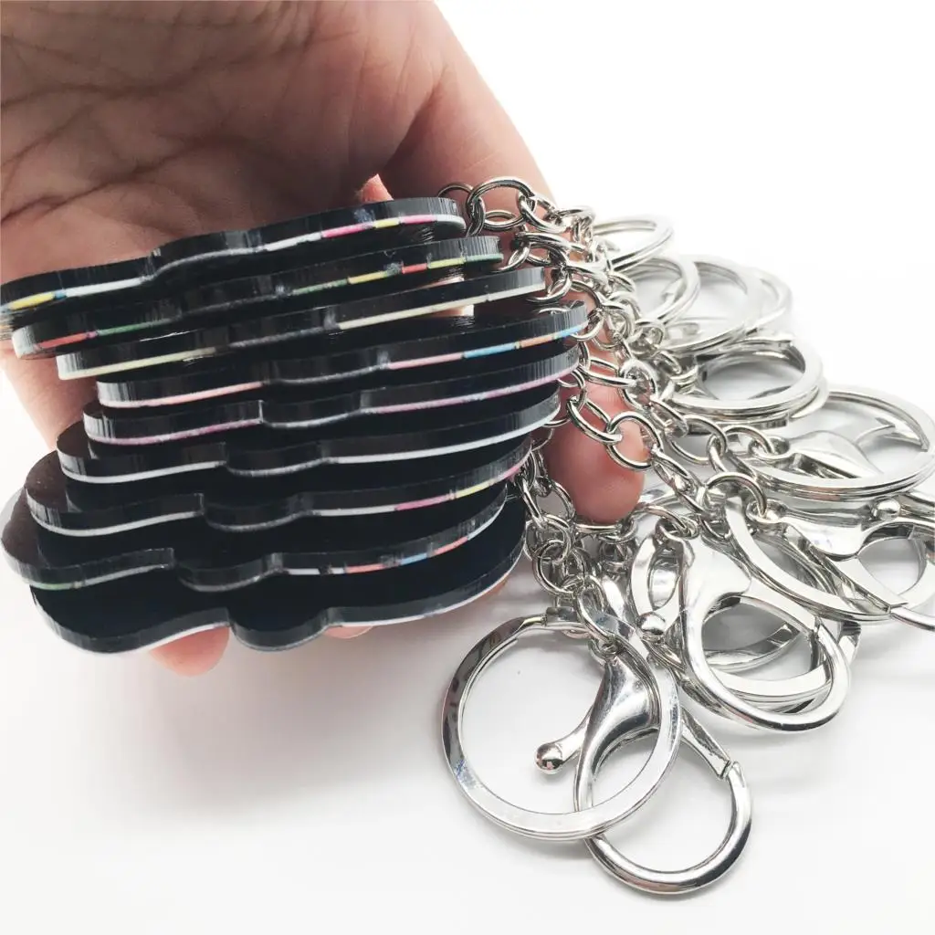 Брелок для ключей с черепом 19 цветов | Украшения и аксессуары