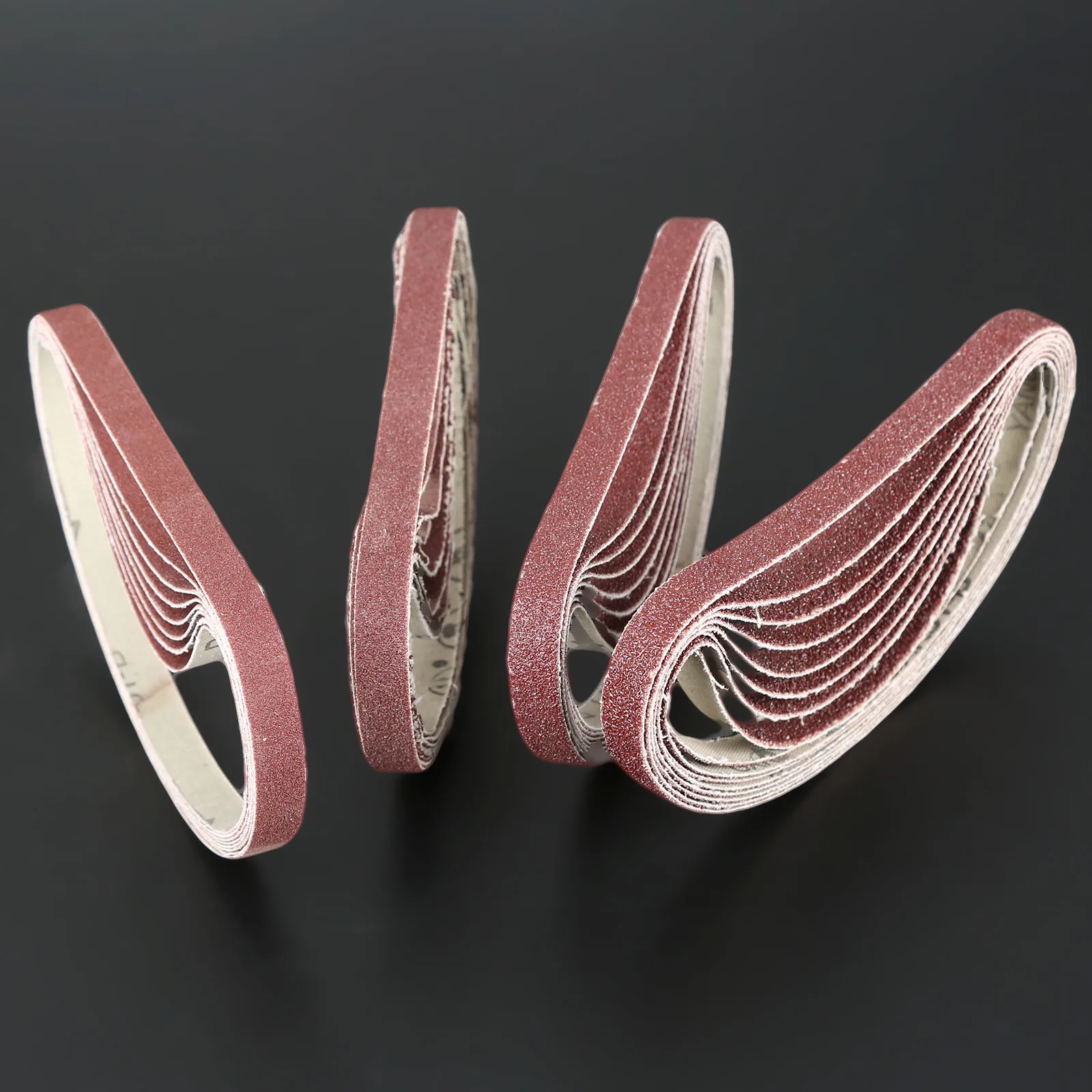 10 шт. 13x457 мм шлифовальная бумага для ленточного шлифовального станка Зернистость