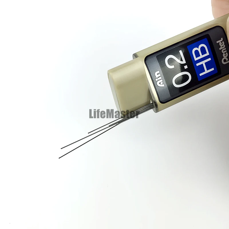 LifeMaster Pentel Stein Улучшенный карандаш из силикагеля свинцовые заправки 20 0 2 мм * 60 HB B 2B