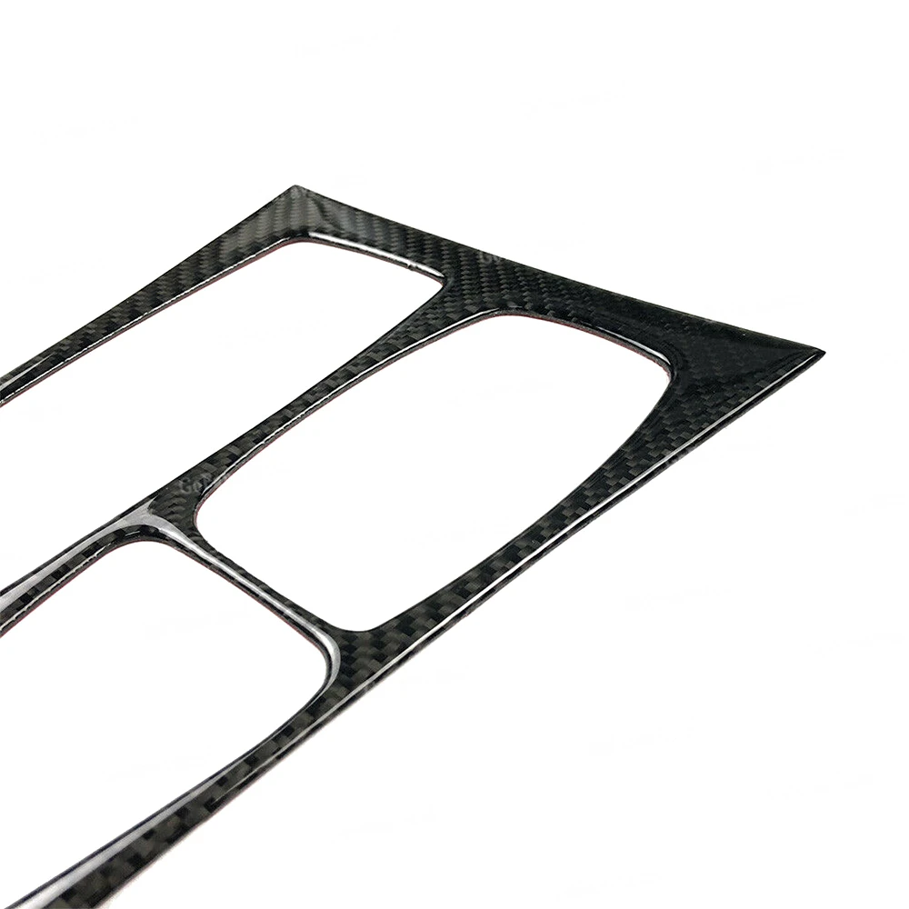 Углеродное волокно черная коробка переключения передач панель наклейка для BMW X5