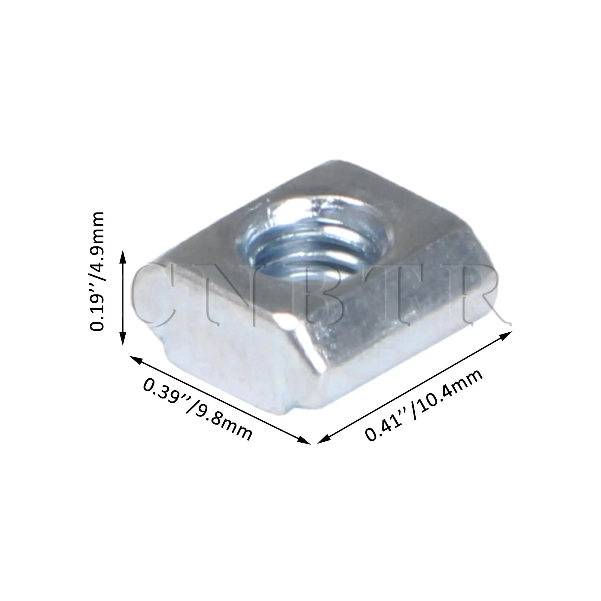 CNBTR 5 шт. серебристая резьба из углеродистой стали стандарта M5 для европейского 20