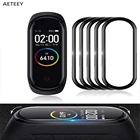 Защитная пленка для экрана Xiaomi Mi Band 6, 5, защитное стекло Miband, изогнутые края, устойчивая к царапинам, для Xiaomi Band 4