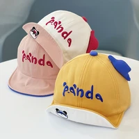 baby hat baby duck tongue hat boys and girls cute embroidered baseball cap trend cartoon hats kpop caps apparel accessories