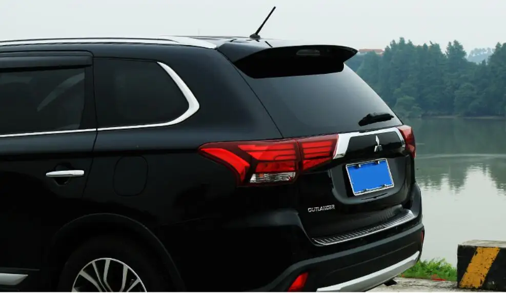 ABS Краски Автомобиля Заднее Крыло багажника выступ Спойлеры для Mitsubishi Outlander