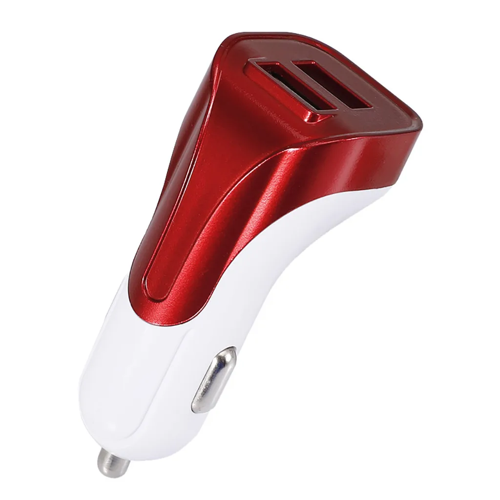 Автомобильное зарядное устройство Ouhaobin с двумя USB адаптерами 12V 24V DC usb портами для