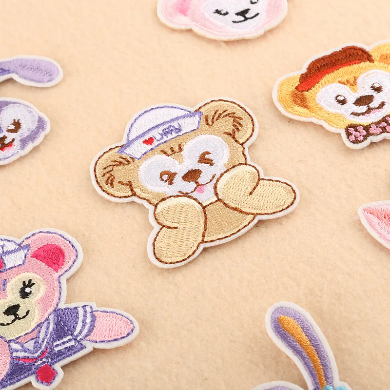 Детский мультяшный животный вышивка утюгом значок аксессуары шляпа эмблема