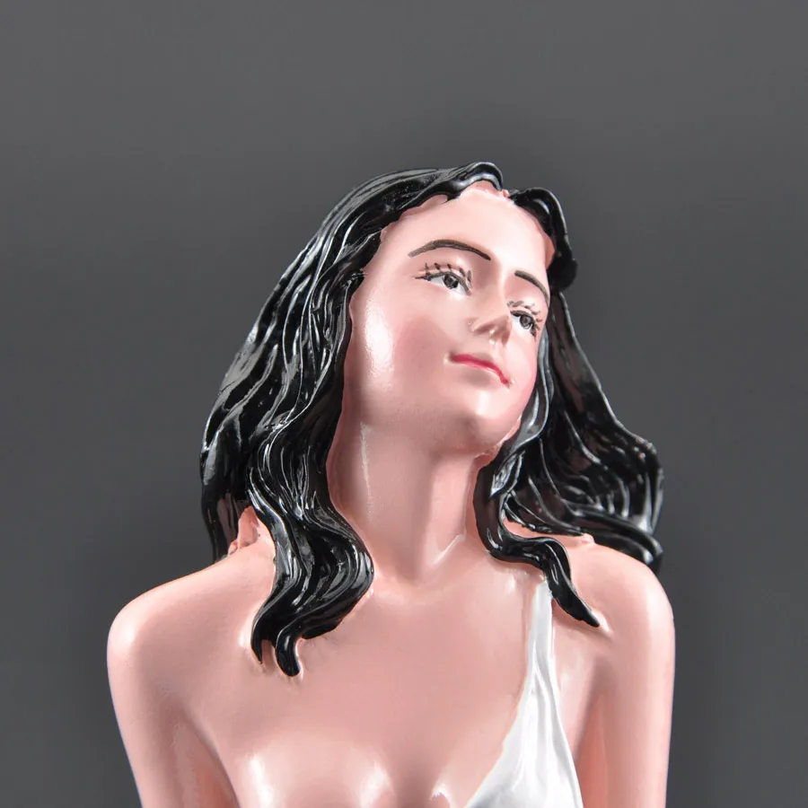 Car Gear Shift Knob Shifter For Sedan Coupe SUV Crossover Truck Wagon Hatchback White Pretty Naked Sexy Lady Girl Goddess Style |