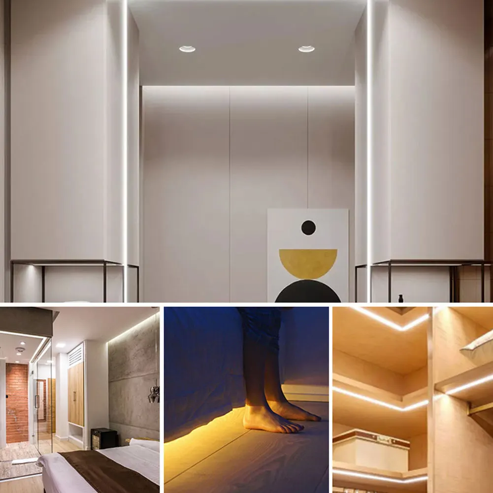 

Kitchen Cabinet Light Tape LED Motion Sensor LED Strip Light Waterproof Wireless Lamp Battery Stairs Wardrobe Lamp Bedroom Decor