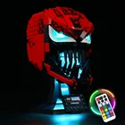 RGB светильник ка, совместимая с LEGO 76199, карнидж, супергерой, легкий комплект, строительные блоки, кирпичи, детские игрушки, светильник, без блоков