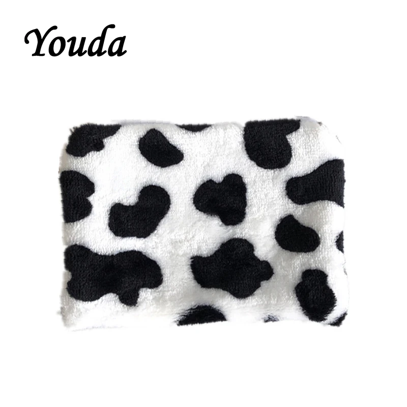 Youda оригинальный дизайн корова узор плюшевые кошельки мини кошелек для монет