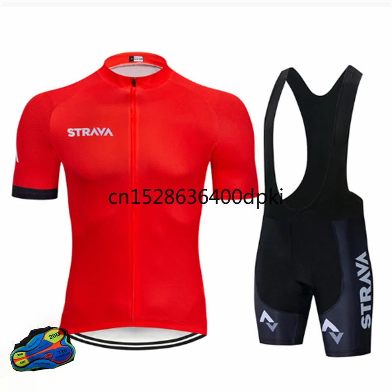 

Men Bike Clothes Outdoor Sports Suit Quick Dry Breathable MTB Bicycle Clothing Uniform Pro set Strava Cycling Jersey Set Summer