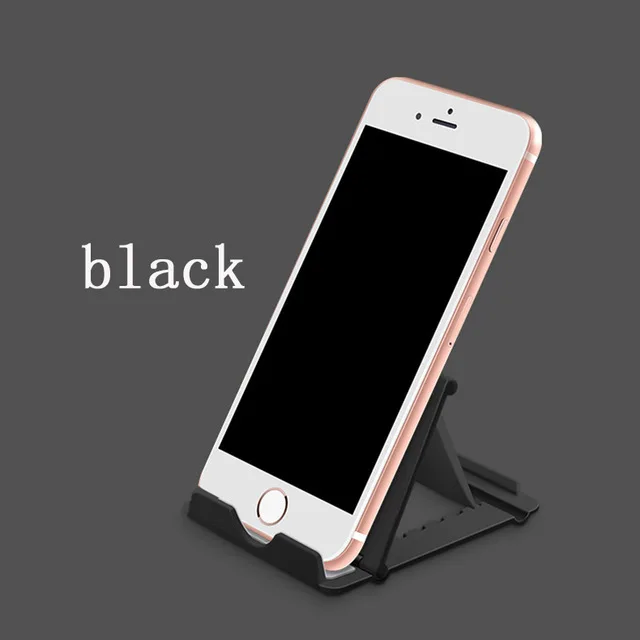 Вращающийся планшет гибкий держатель для телефона для iphone универсальный сотовый Настольный стенд для телефона Подставка для планшета мобильный стол поддержки - Цвет: black