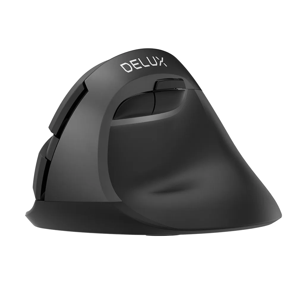 Мышь Вертикальная Delux M618Mini Беспроводная игровая 2 4 ГГц Регулируемая DPI|Мыши| |