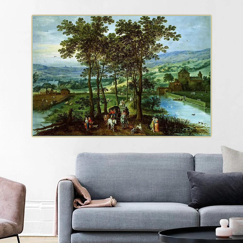Citon Bruegel Pieter wooдеревянный пейзаж 》 картина маслом на холсте художественное