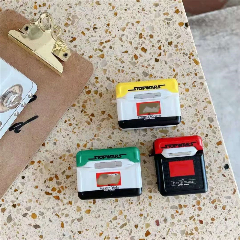 

New Star Wars Disney Airpods Case Hard TPU 3D Print Protection Cover Skin Fundas for Airpods 2 Airpod Pro