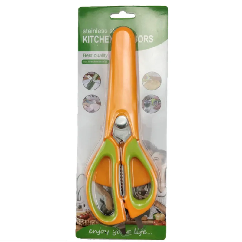 

Новые кухонные ножницы 7 в 1 ножницы из нержавеющей стали магнитный Безопасный нож Съемное Сиденье для курицы рыбы ножницы для приготовлени...