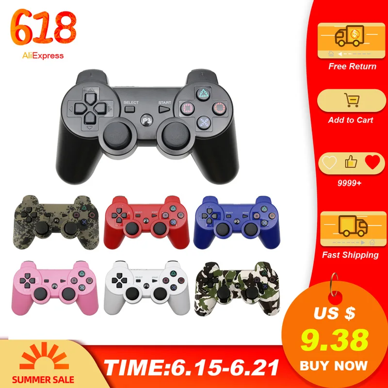 Беспроводной Bluetooth-контроллер для SONY PS3 геймпад консоль джойстик Sony Playstation 3 ПК