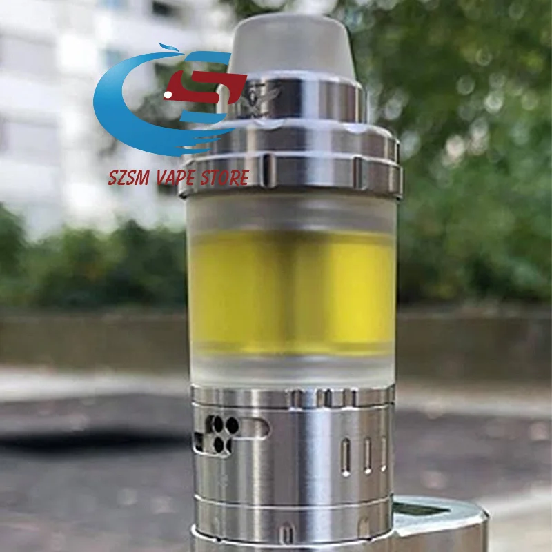 Горячее поступление Vapor Giant v6S 23 мм RTA 6 мл емкость 316ss Регулируемый нижний поток воздуха одна катушка распылитель VS Giant M5 MTL RTA