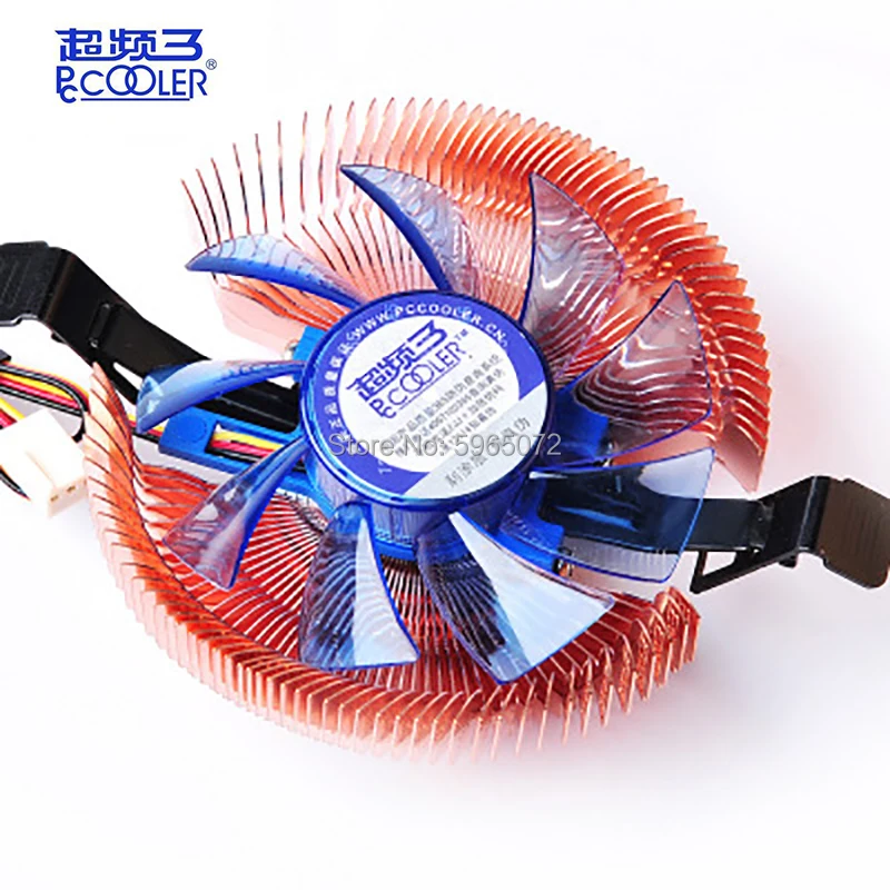 

Pccooler copper heatsink silent CPU air cooler fan Radiator Processor cooling for Intel LGA 775/1155/1156/1151 AMD754 AM3/4/2