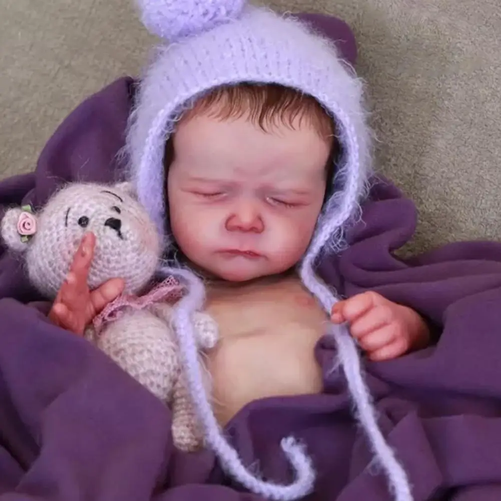 

19 Inch Cute Baby Doll Lifelike Soft Fresh Infant Doll Kit Unfinished Doll Parts With Body Arms And Legs Limited Edition