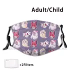 Chibi, пользовательский узор моющийся фильтр Pm2.5 маска для взрослых и детей Чарли Ангел пыль вагги аластор Fanart Vivziepop