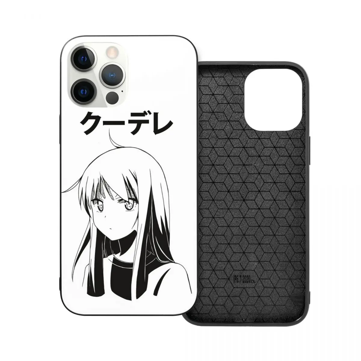 

KuuDere Shiina Mashiro PC Glass TPU Phone Case for iPhone 13 12 11 Xs Xr X Pro Max Mini 7 8 Se2 Plus 6 6S