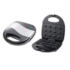 Электрическая грецкая машинка для торта с 12 отверстиями, вафельница, автоматическая машинка для орехов, машинка для торта, кухонные антипригарные тарелки для завтрака, 220 В