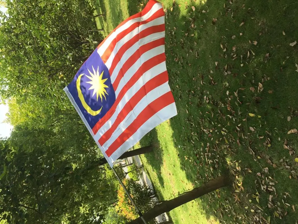 3*5 футов Малайзия Летающий флаг полиэстер страна национальные Висячие флаги