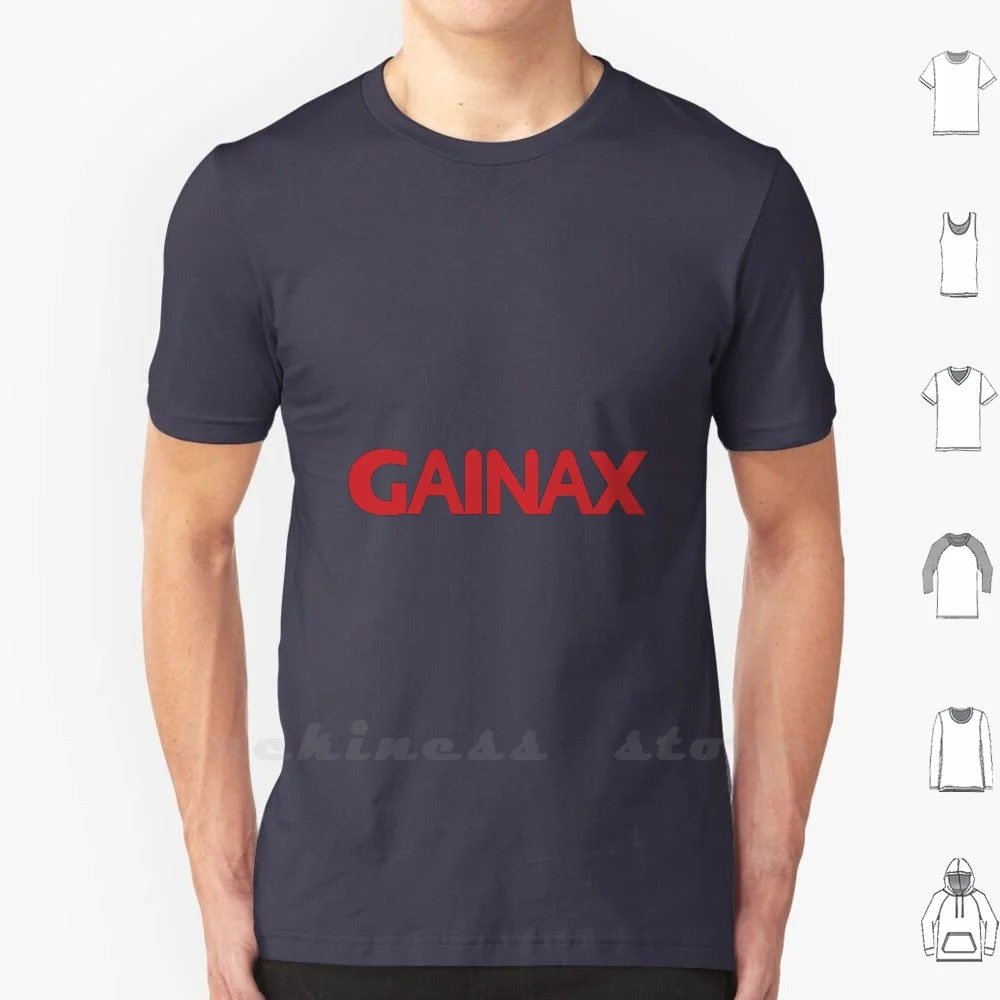Gainax T Shirt 6Xl Anime Panty And Stocking With Garterbelt Daicon Eva Asuka Flcl Fooly Cooly Evangelion Shinji Gainax Gurren