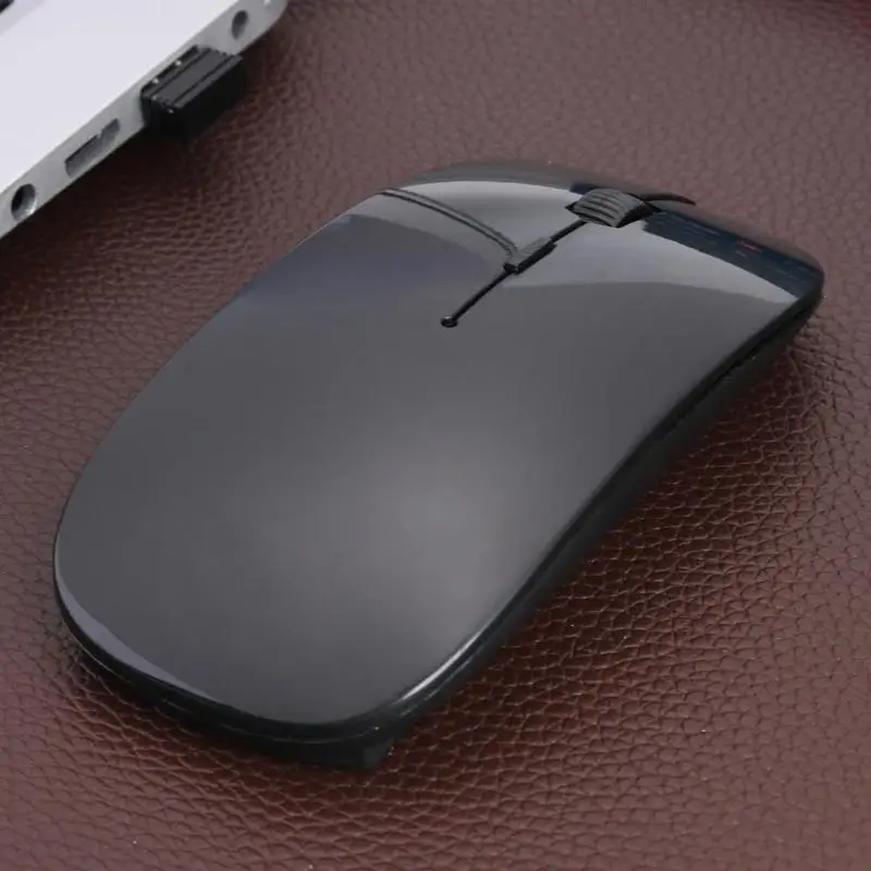Портативная ультратонкая беспроводная эргономичная оптическая мини мышь 2 4 ГГц