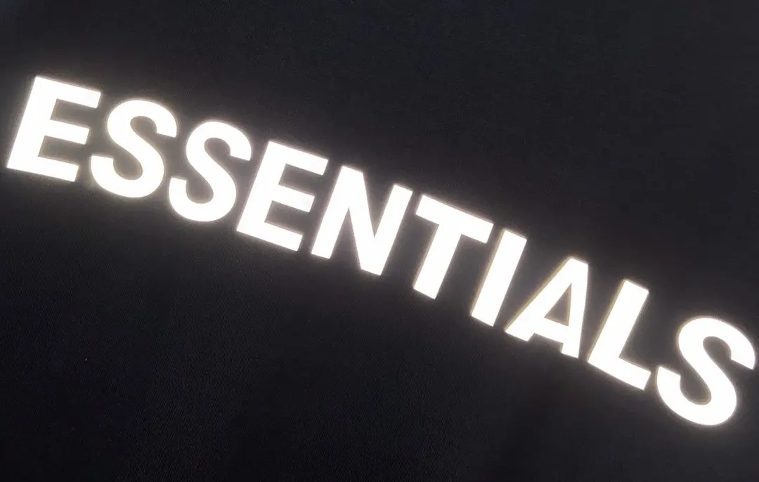 

2021 New Essentials 3 M Reflective Logo Print Pullover Men Women Couple Cotton Sweatshirt Oversized High Street FOG Crewneck Men