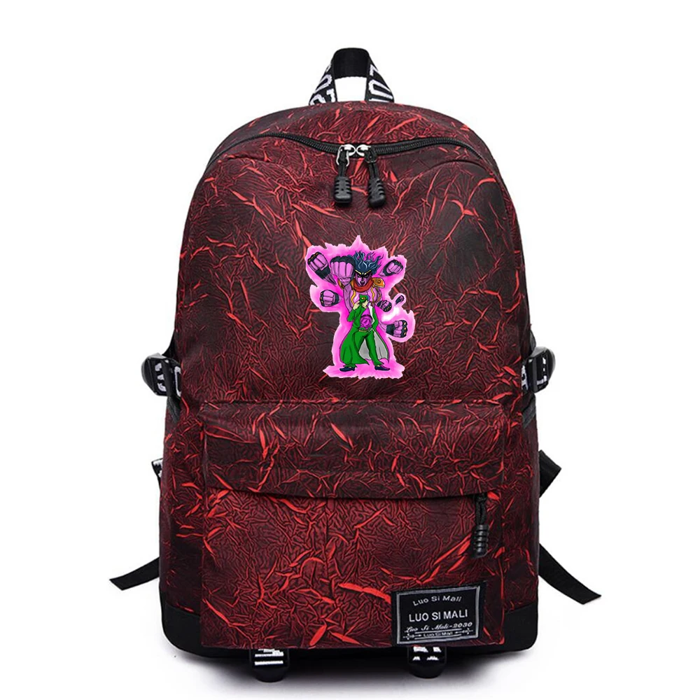 

Anime JoJo'S Bizarre Adventure Student Backpack Unisex Schoolbag High Quality Fabric Packsack Mochila Casual Travel Laptop Bag