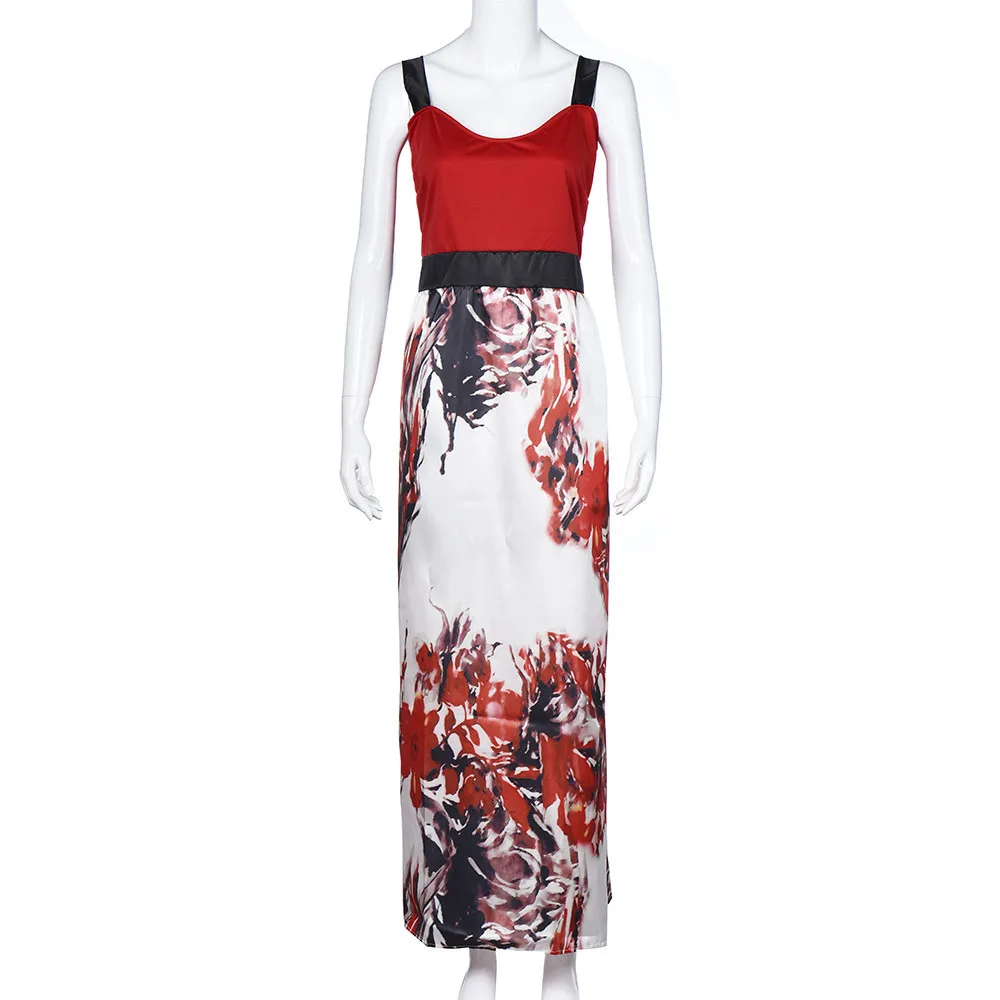 Женские летние платья размера плюс 5XL вечерние в пол с принтом женская одежда