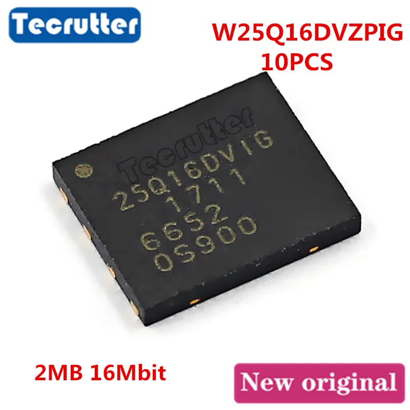 10 шт. W25Q16DVZPIG 25Q16DVIG WSON8 6x5 2 Мб 16 Мбит 25Q16 W25Q16DV|Запасные части| |